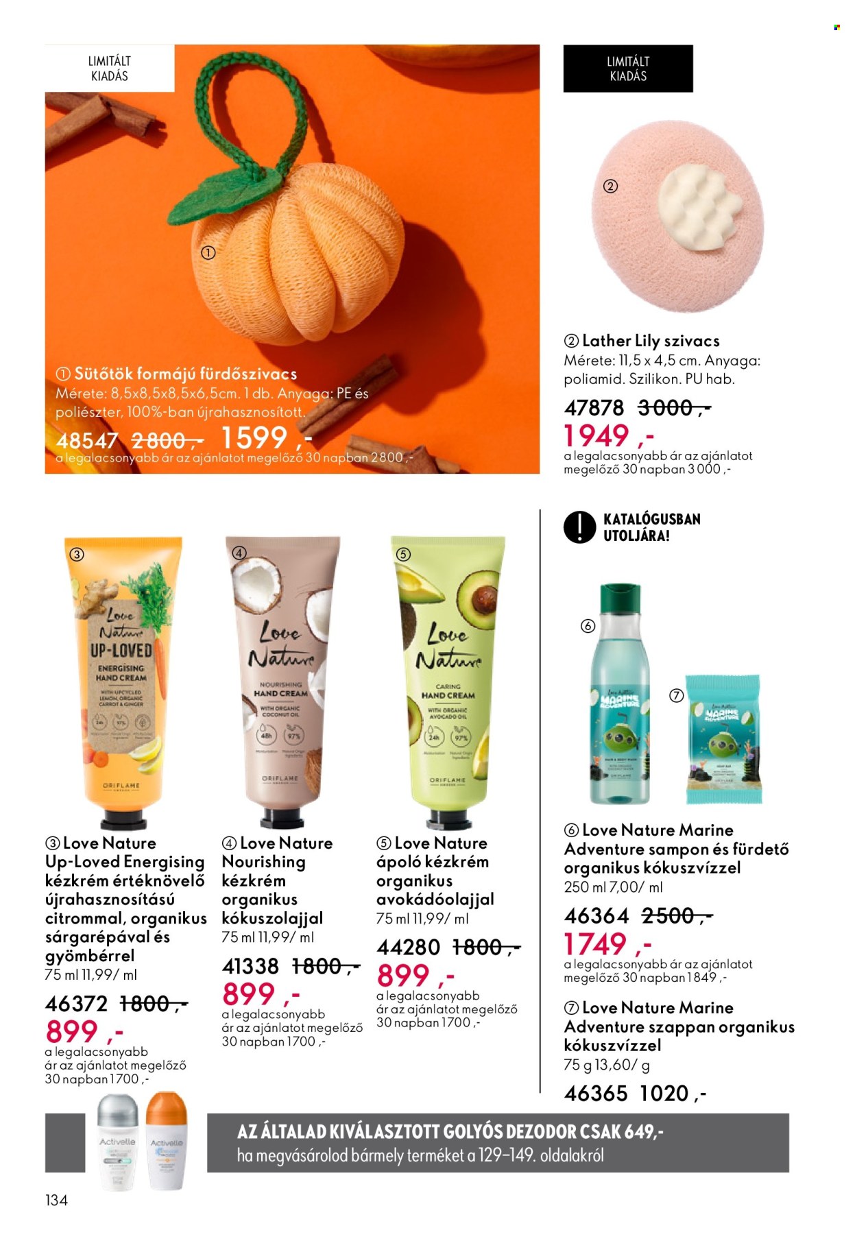 Oriflame akciós újságok - 2026.03.04 - 2026.03.24. Oldal 134