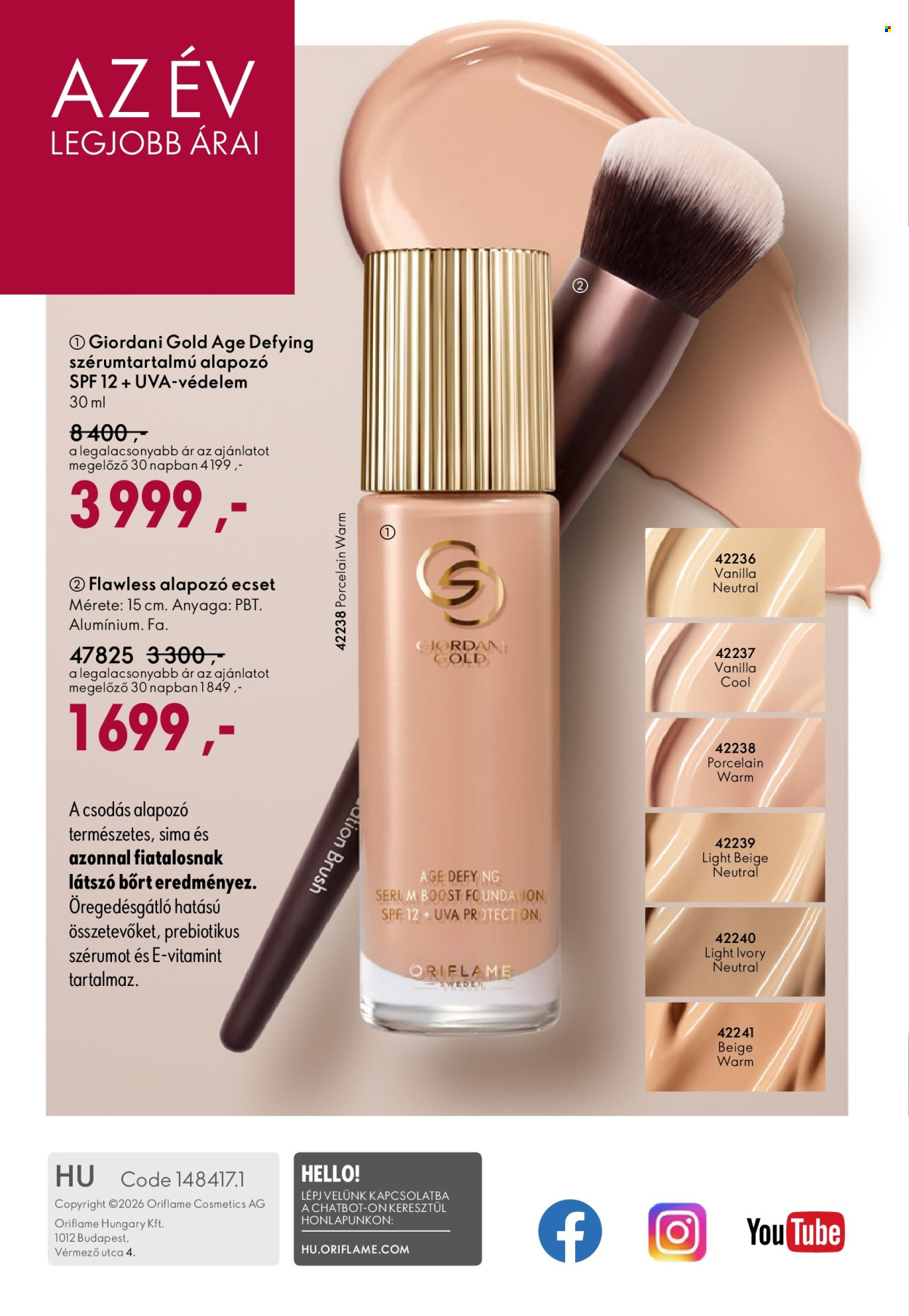 Oriflame akciós újságok - 2026.03.04 - 2026.03.24. Oldal 164