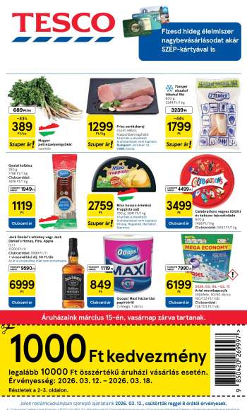 Újság TESCO - 2026.03.12 - 2026.03.18.