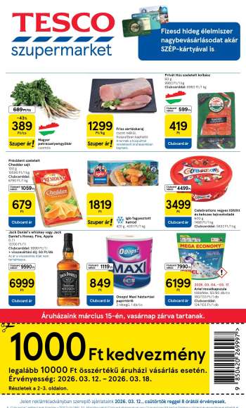 Újság TESCO - 2026.03.12 - 2026.03.18.