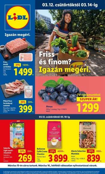 Újság Lidl - 2026.03.12 - 2026.03.18.