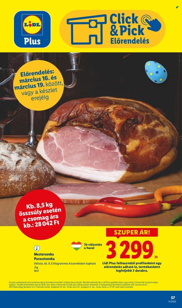 Lidl akciós újságok - 2026.03.12 - 2026.03.18. Oldal 57