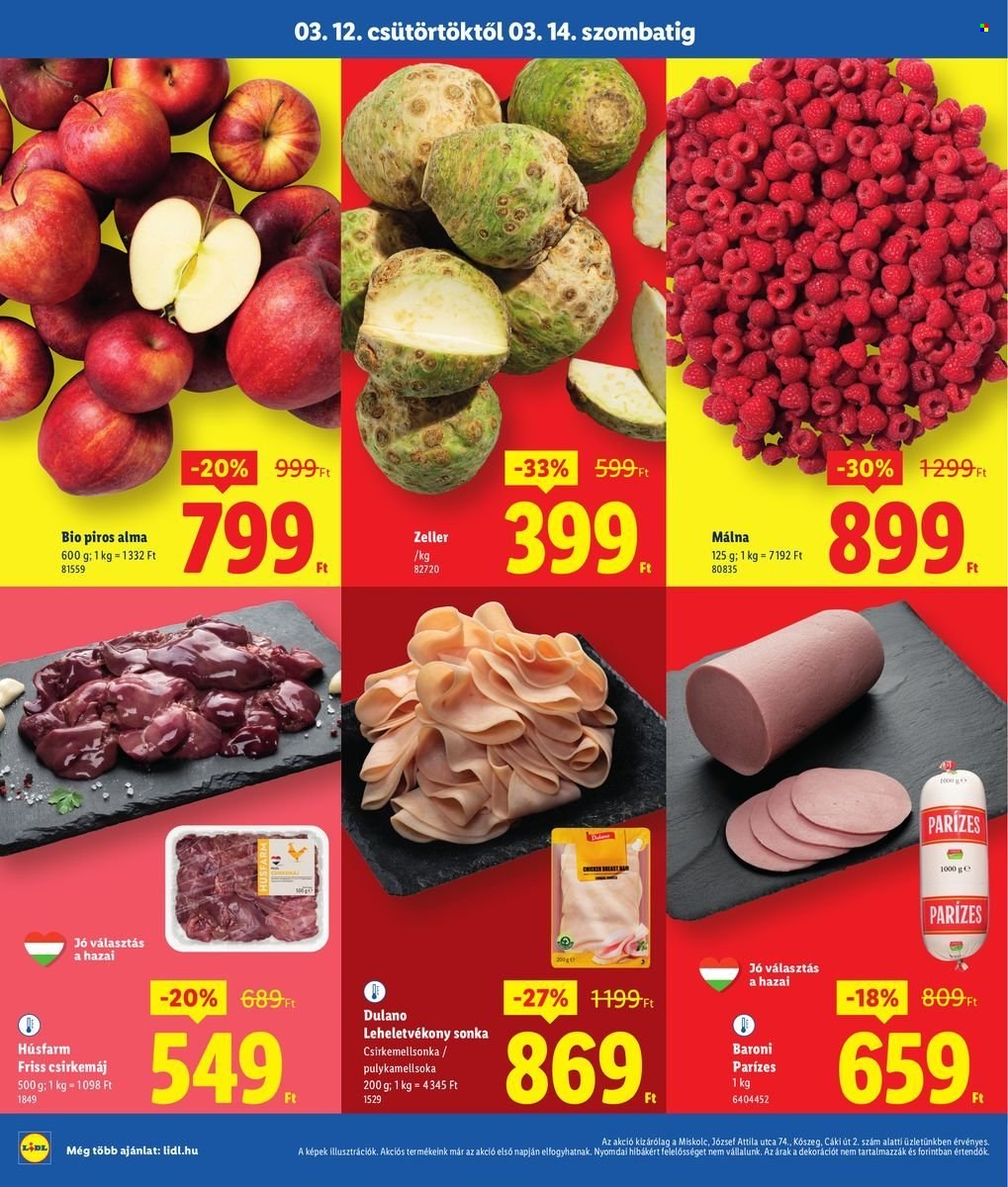 Lidl akciós újságok - 2026.03.12 - 2026.03.15. Oldal 2