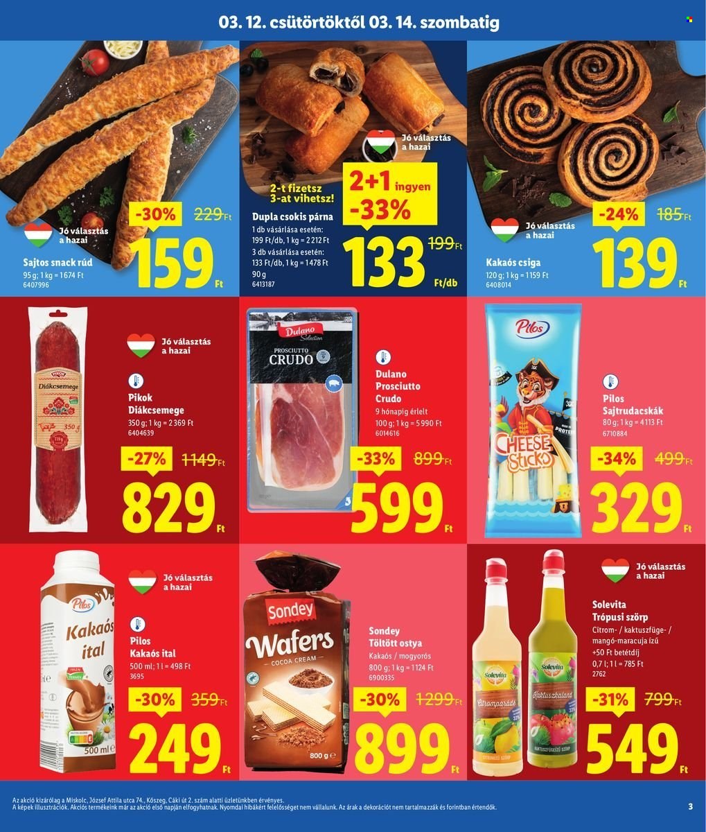 Lidl akciós újságok - 2026.03.12 - 2026.03.15. Oldal 3