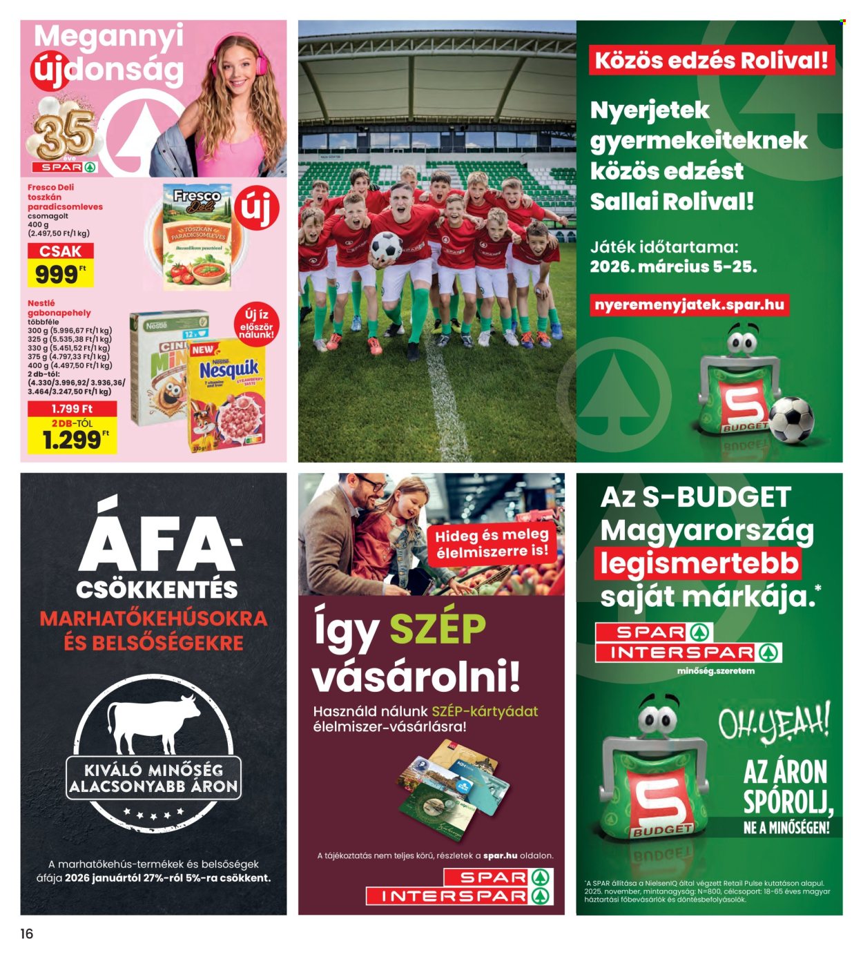 INTERSPAR akciós újságok - 2026.03.12 - 2026.03.18. Oldal 16