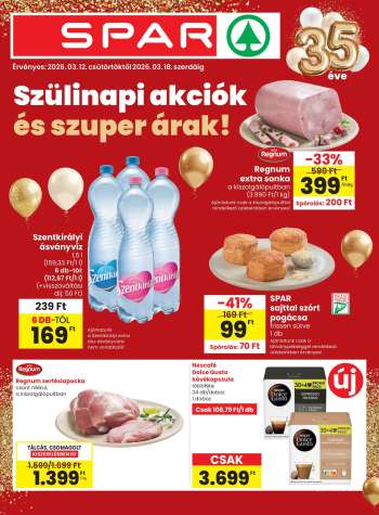 Újság SPAR - 2026.03.12 - 2026.03.18.