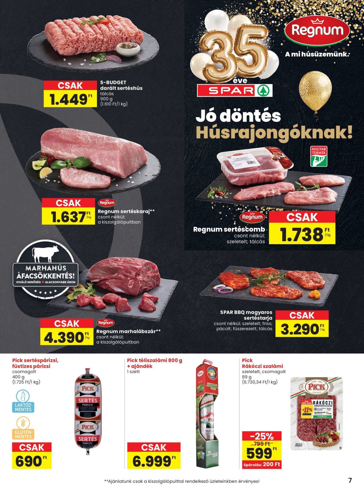 SPAR akciós újságok - 2026.03.12 - 2026.03.18. Oldal 7