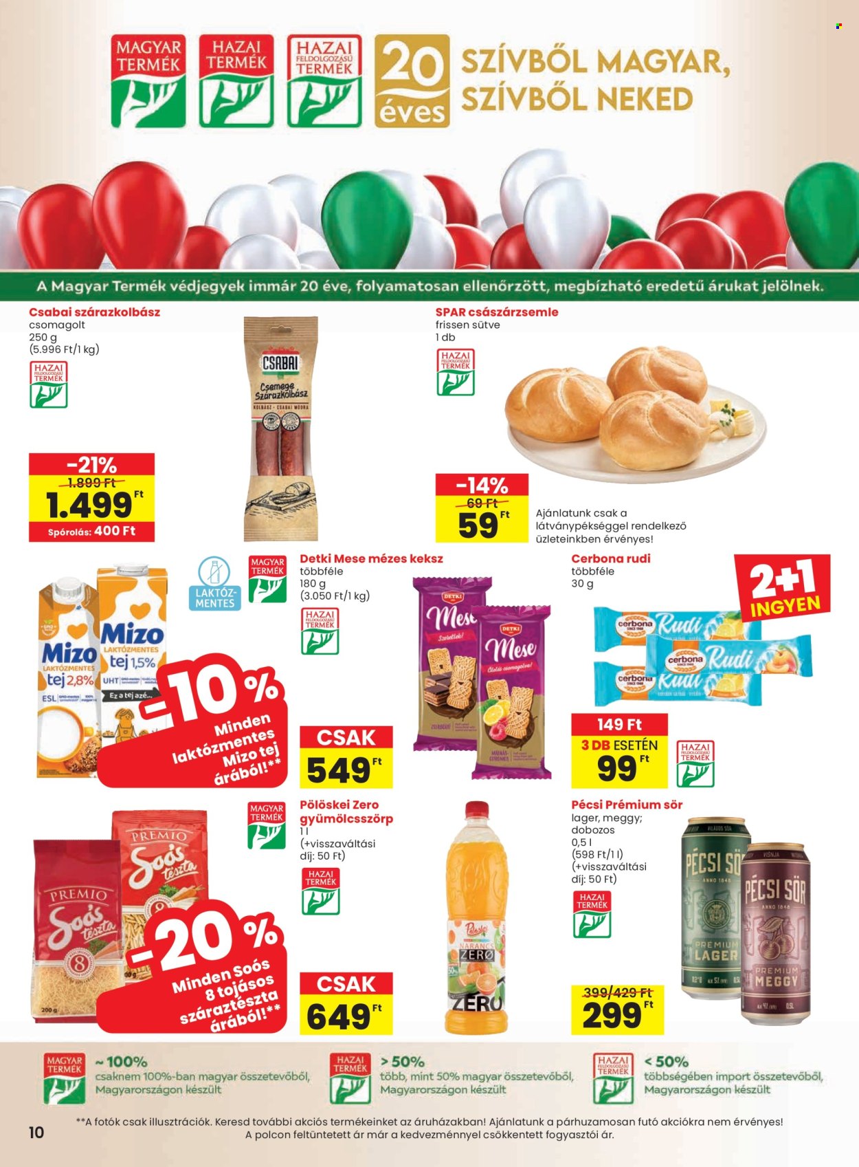 SPAR akciós újságok - 2026.03.12 - 2026.03.18. Oldal 10