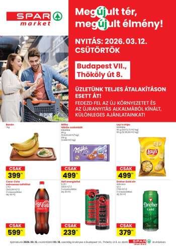 Újság SPAR market - 2026.03.12 - 2026.03.18.