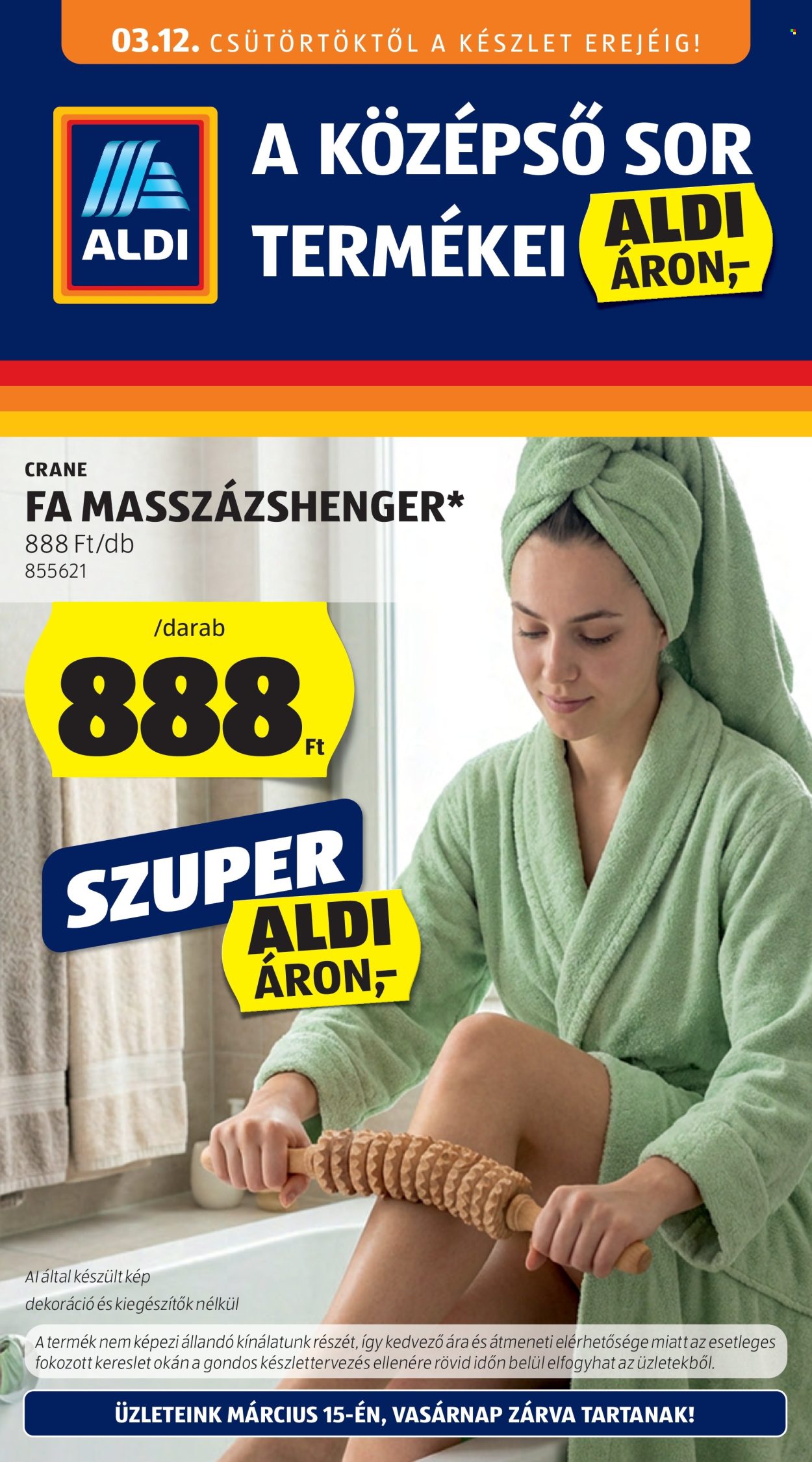 Aldi akciós újságok - 2026.03.12 - 2026.03.18. Oldal 1