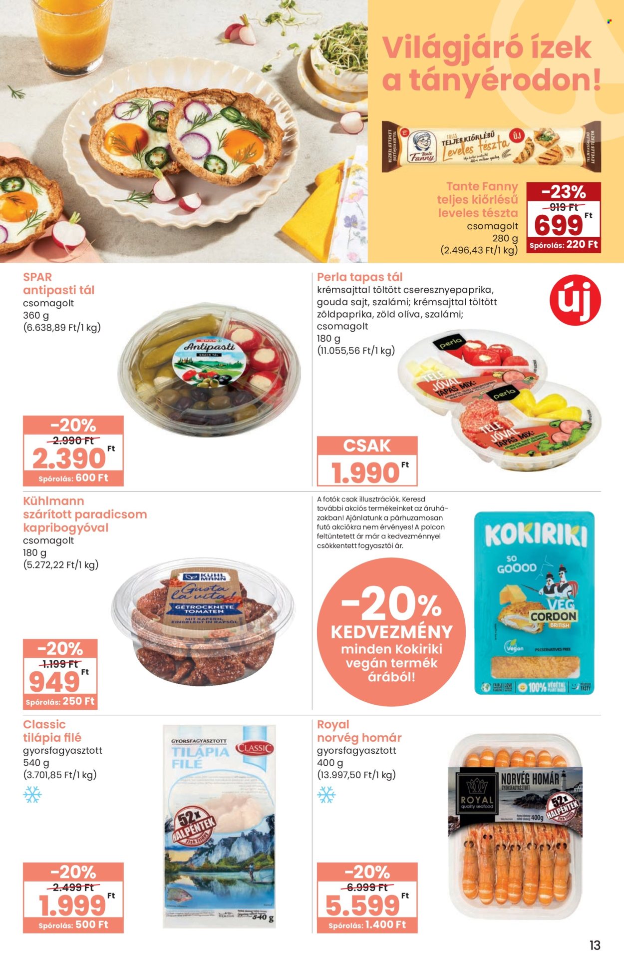 SPAR akciós újságok - 2026.03.09 - 2026.04.08. Oldal 13
