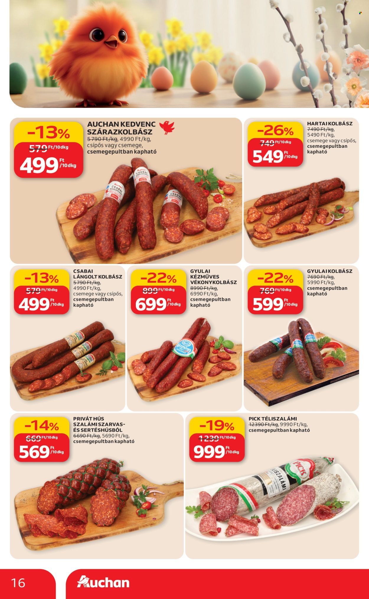 Auchan akciós újságok - 2026.03.12 - 2026.03.18. Oldal 16