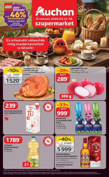 Újság Auchan - 2026.03.12 - 2026.03.18.