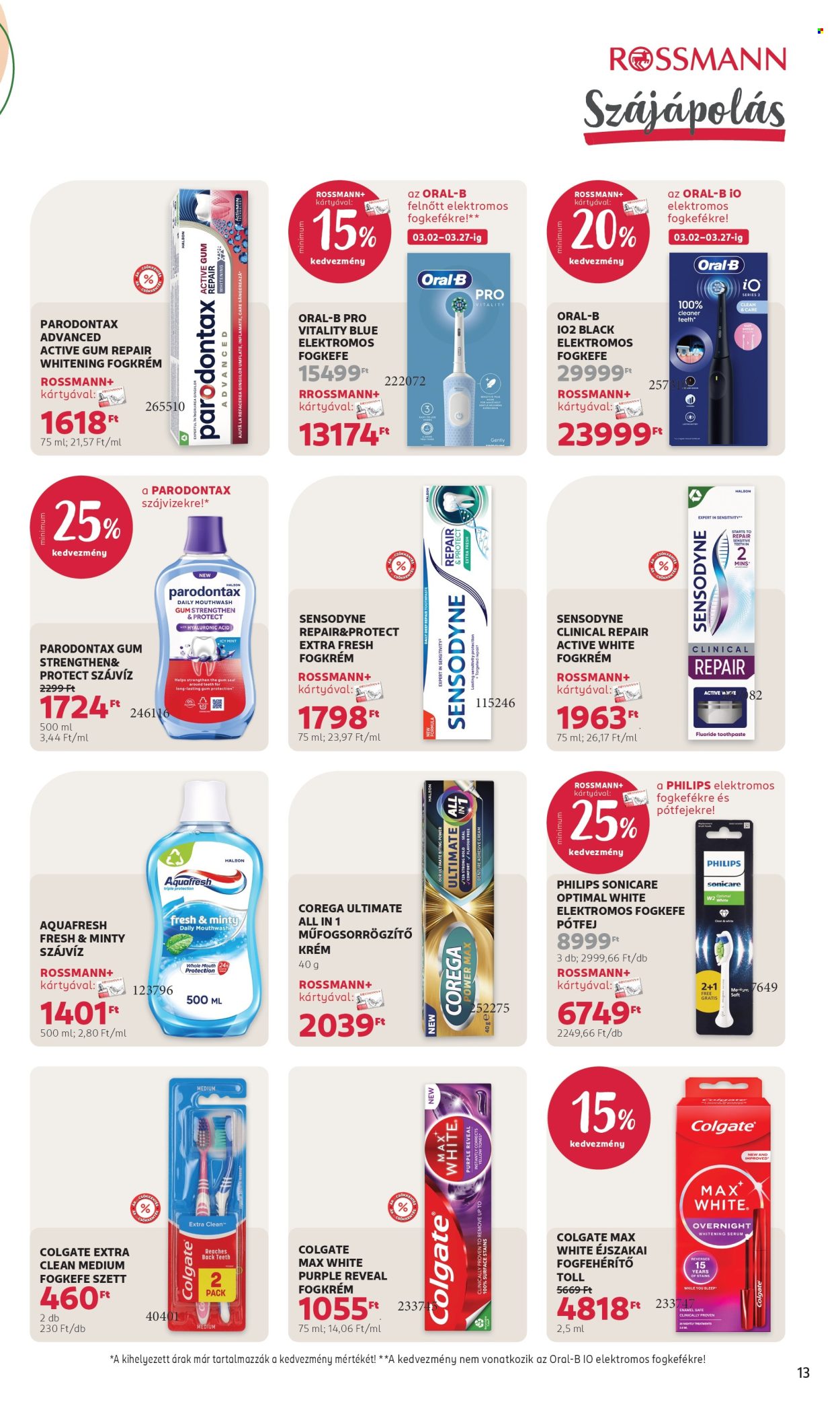 Rossmann akciós újságok - 2026.03.16 - 2026.03.27. Oldal 15