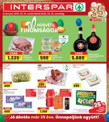 Újság INTERSPAR - 2026.03.19 - 2026.03.25.
