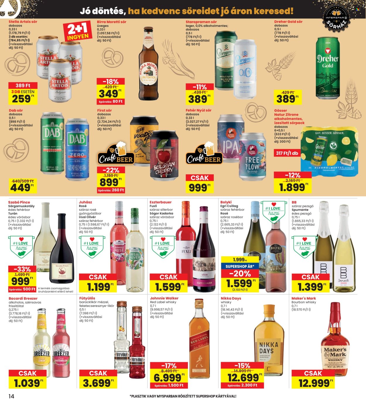 INTERSPAR akciós újságok - 2026.03.19 - 2026.03.25. Oldal 14