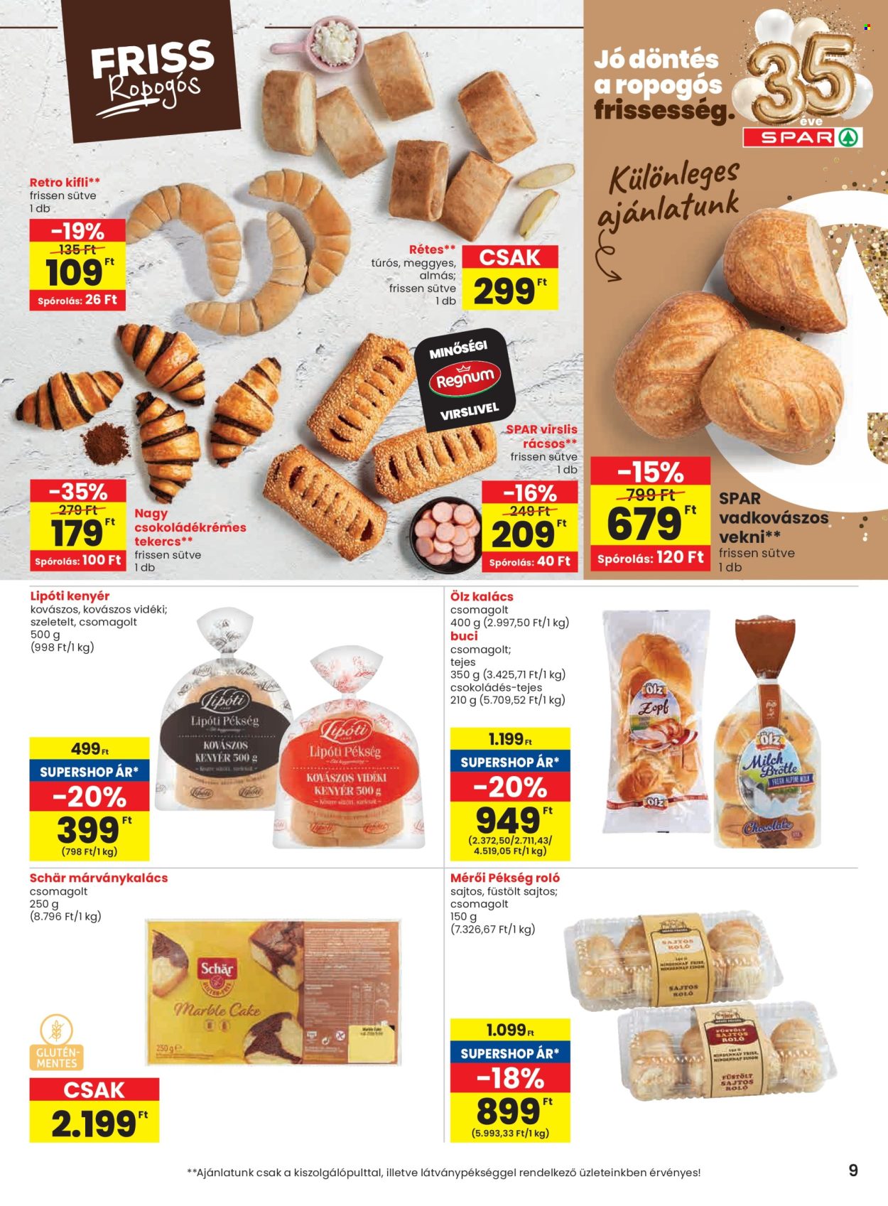 SPAR akciós újságok - 2026.03.19 - 2026.03.25. Oldal 9