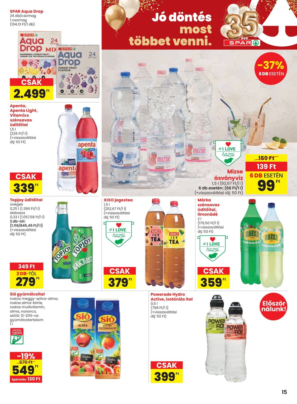 SPAR akciós újságok - 2026.03.19 - 2026.03.25. Oldal 15