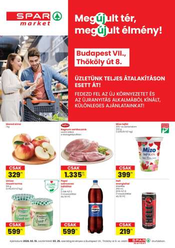 Újság SPAR market - 2026.03.19 - 2026.03.25.