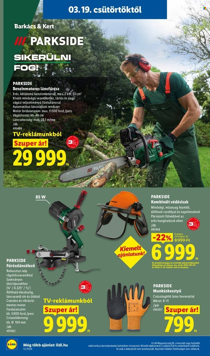 Lidl akciós újságok - 2026.03.19 - 2026.03.25. Oldal 22