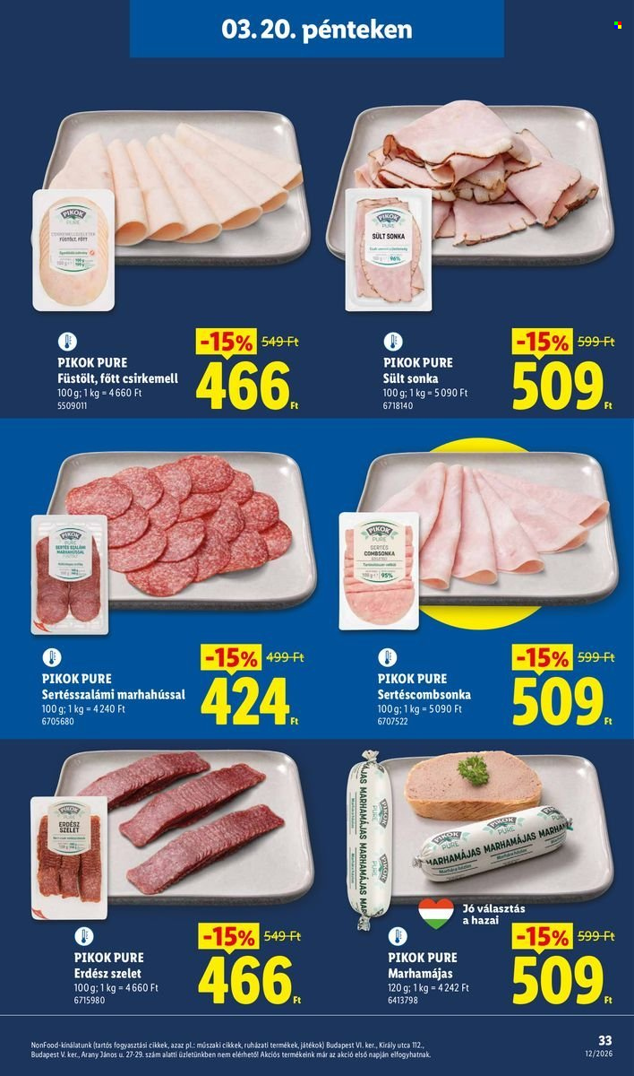 Lidl akciós újságok - 2026.03.19 - 2026.03.25. Oldal 33