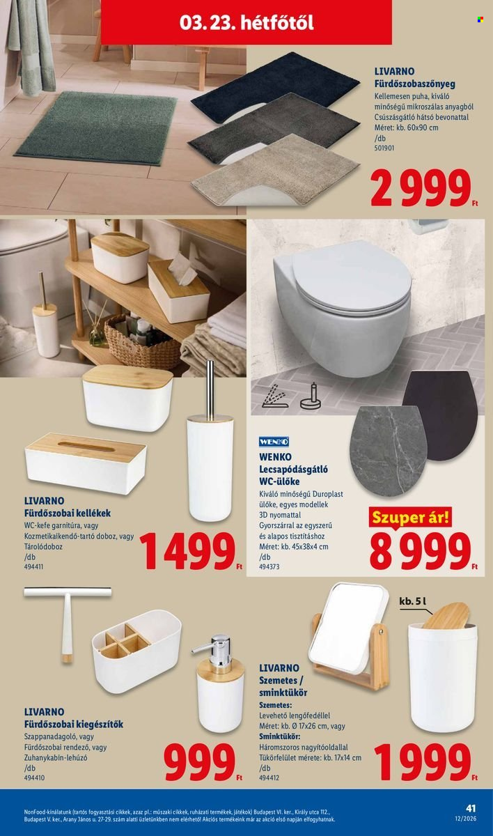 Lidl akciós újságok - 2026.03.19 - 2026.03.25. Oldal 41