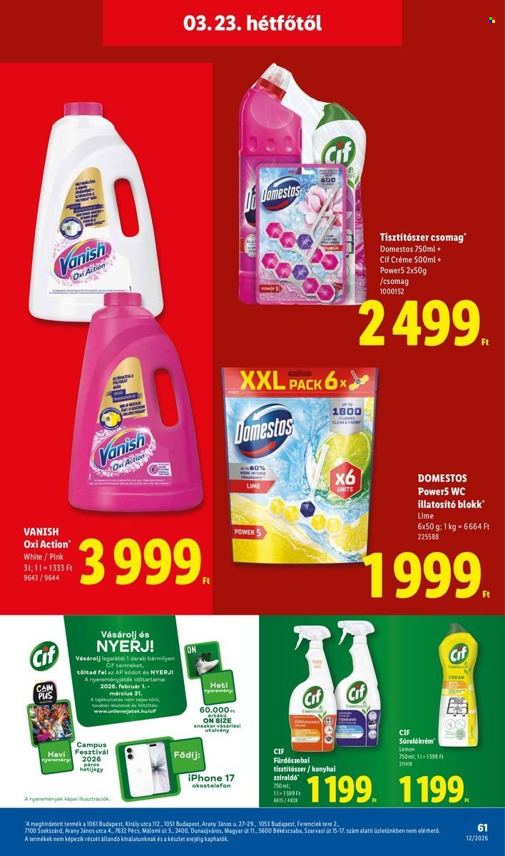 Lidl akciós újságok - 2026.03.19 - 2026.03.25. Oldal 61