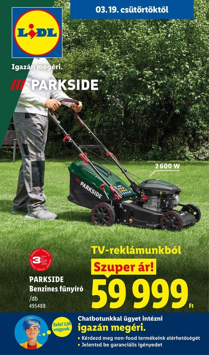 Lidl akciós újságok - 2026.03.19 - 2026.03.25. Oldal 1