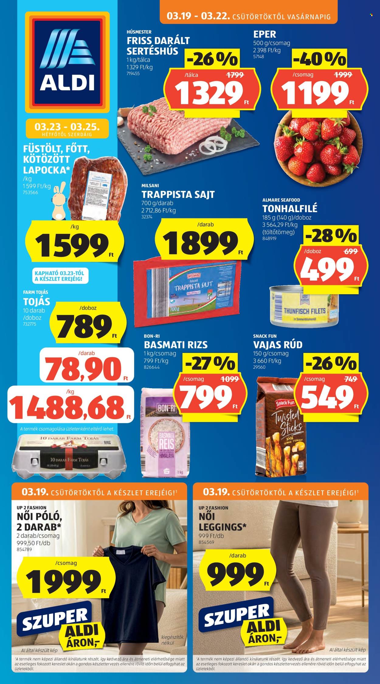 Aldi akciós újságok - 2026.03.19 - 2026.03.25. Oldal 1