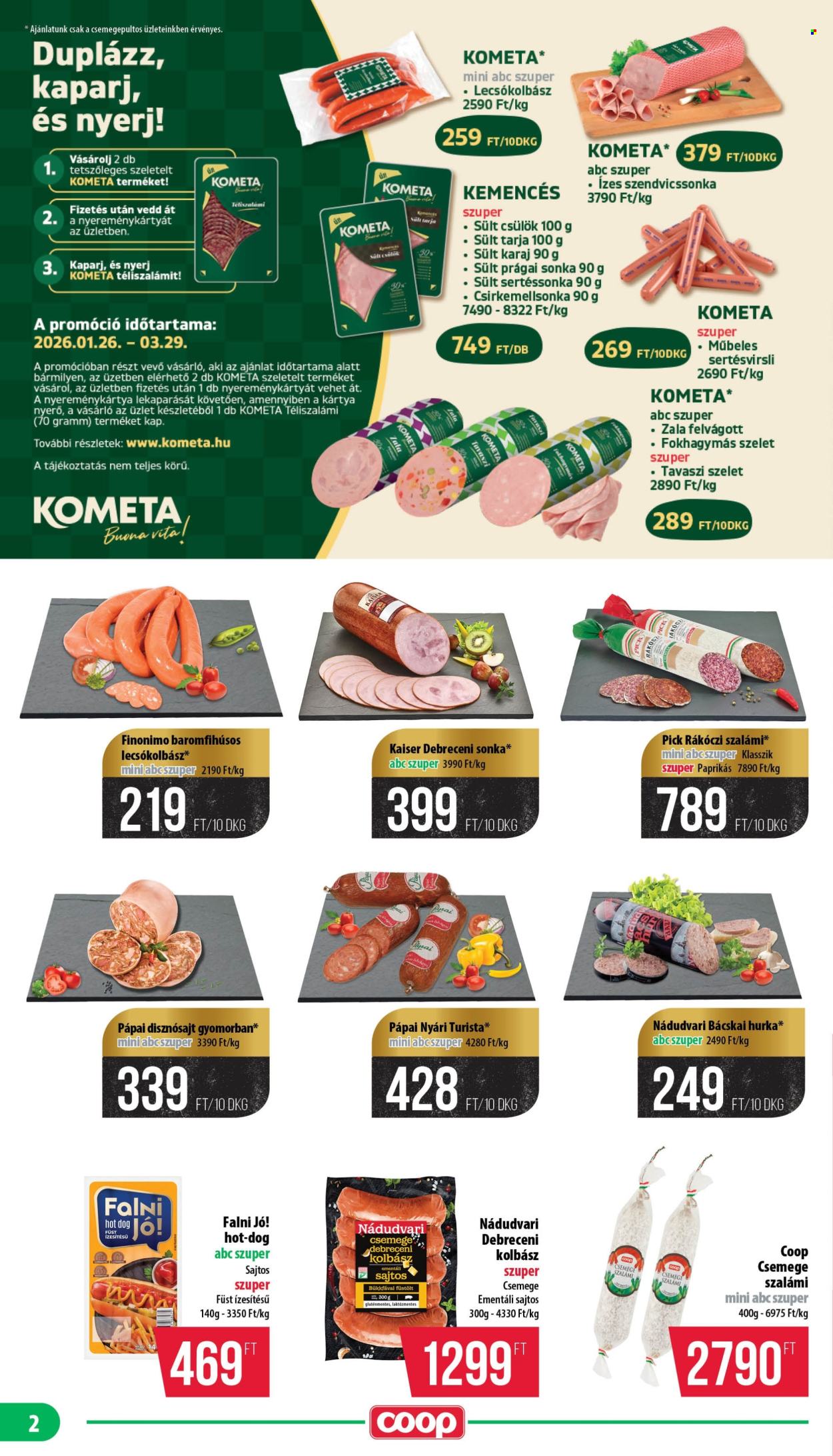Coop akciós újságok - 2026.03.19 - 2026.03.25. Oldal 2