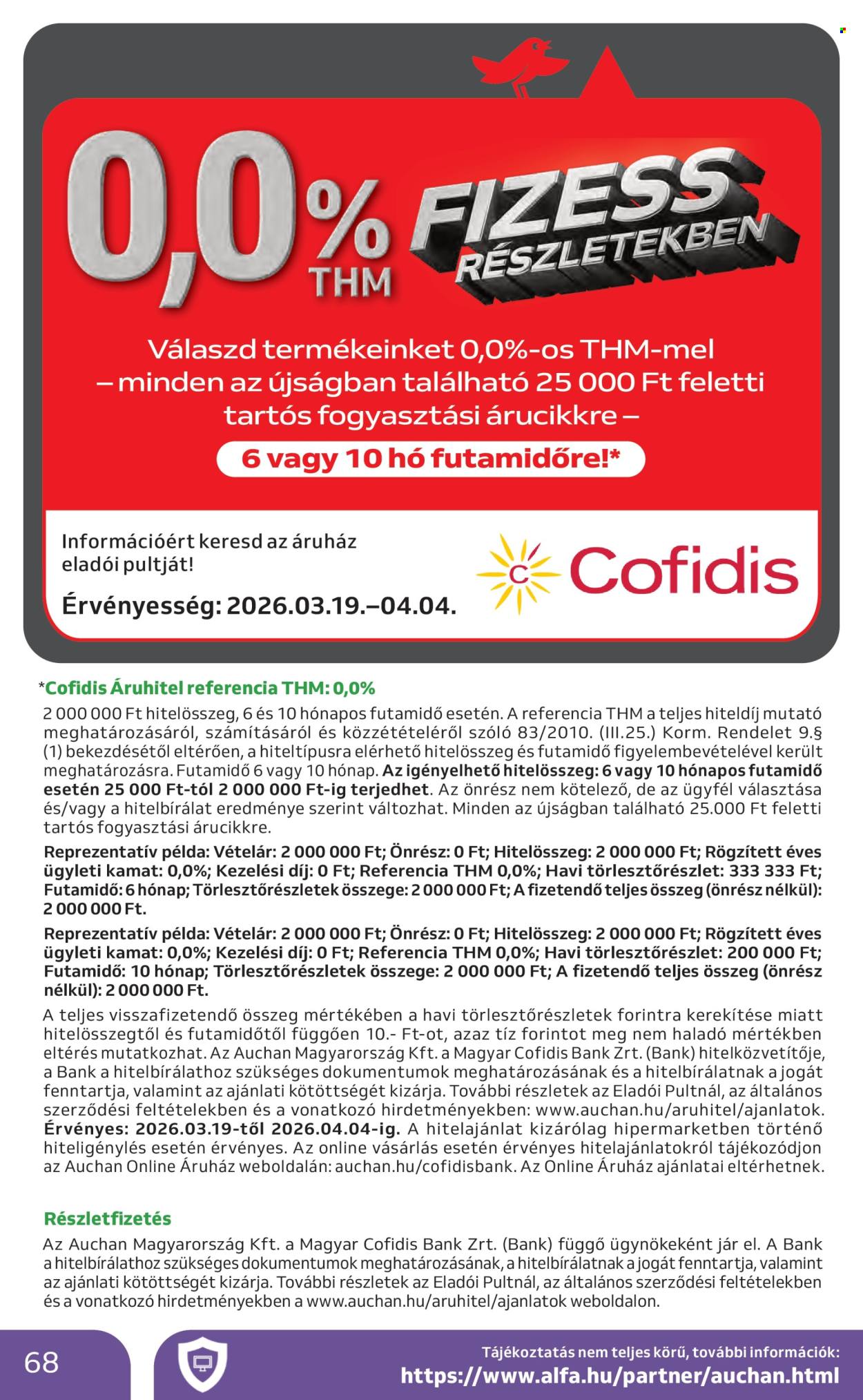 Auchan akciós újságok - 2026.03.19 - 2026.03.25. Oldal 68