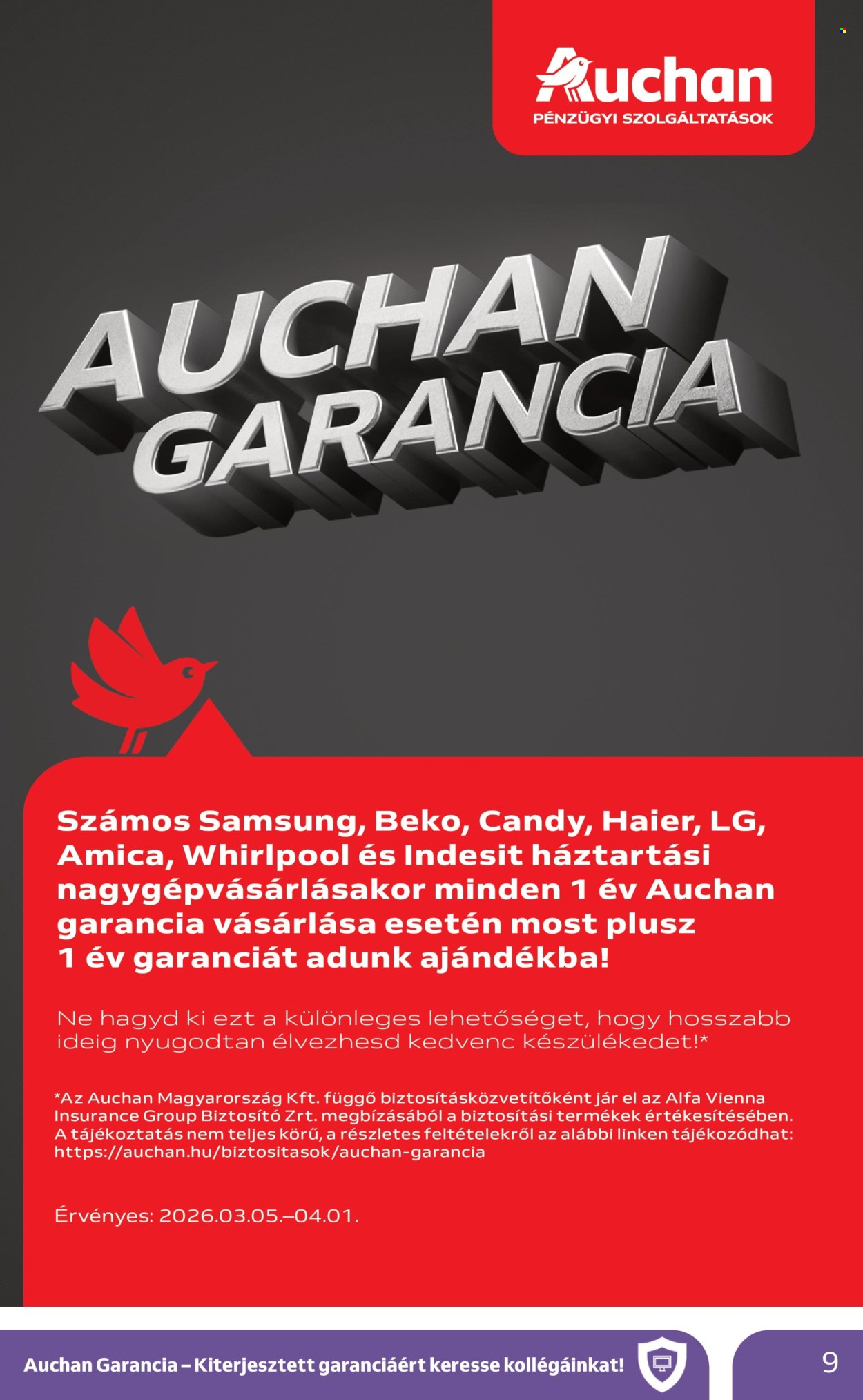 Auchan akciós újságok - 2026.03.19 - 2026.04.04. Oldal 9