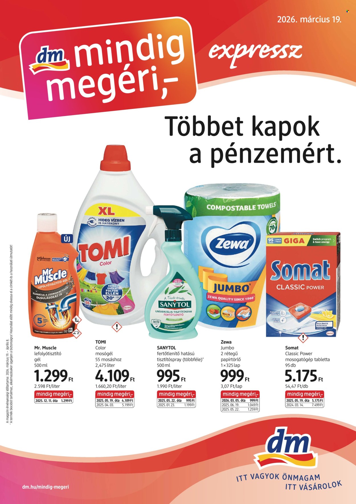 dm drogerie markt akciós újságok - 2026.03.19 - 2026.04.08. Oldal 1