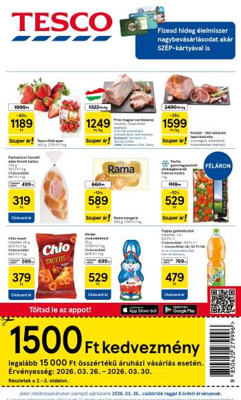 Újság TESCO - 2026.03.26 - 2026.04.01.