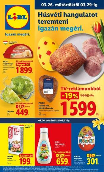 Újság Lidl - 2026.03.26 - 2026.04.01.