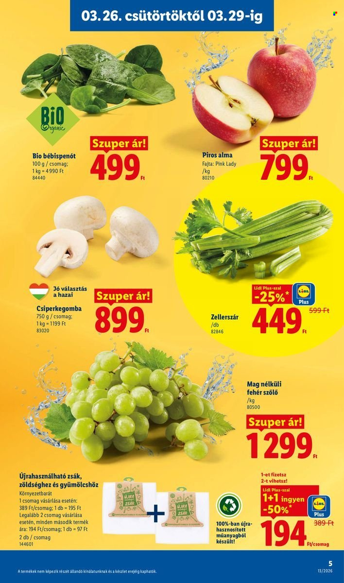 Lidl akciós újságok - 2026.03.26 - 2026.04.01. Oldal 5