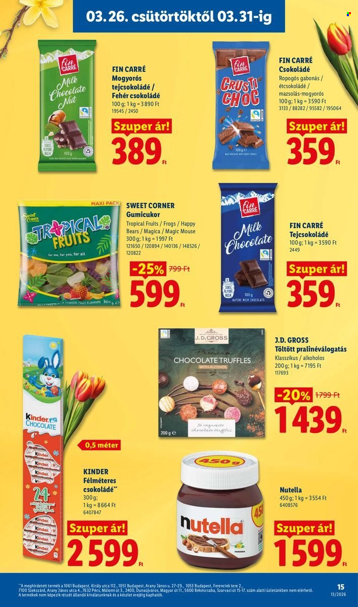 Lidl akciós újságok - 2026.03.26 - 2026.04.01. Oldal 15