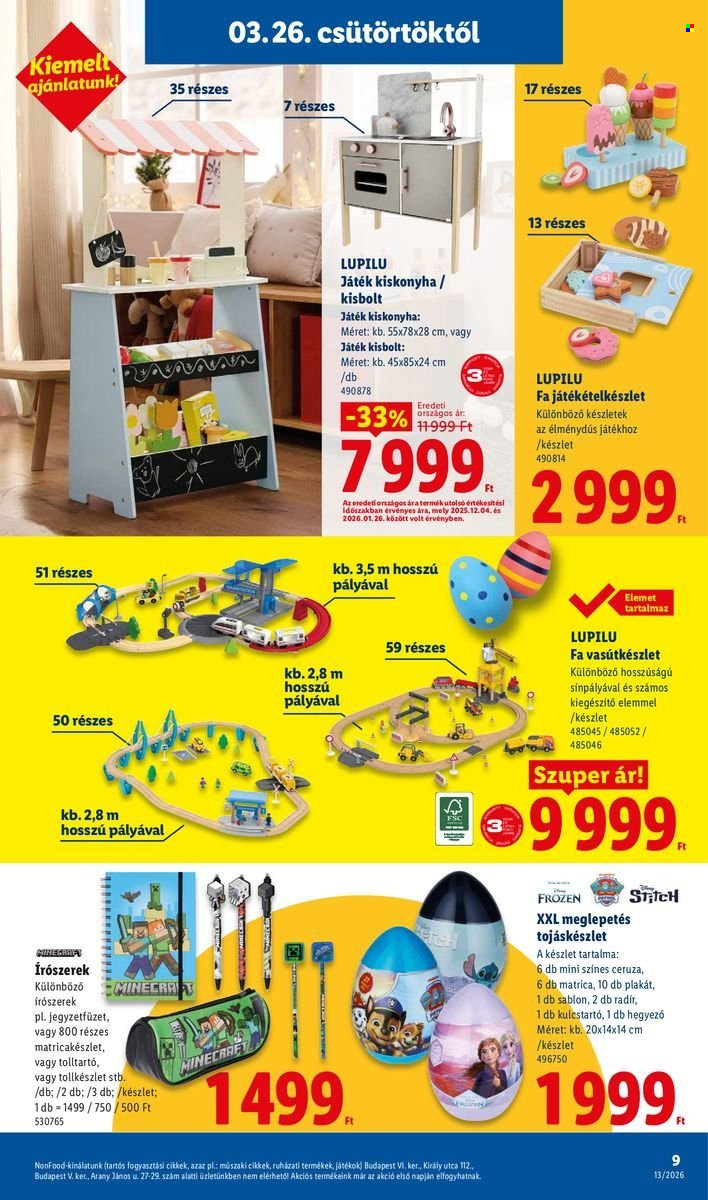 Lidl akciós újságok - 2026.03.26 - 2026.04.01. Oldal 9