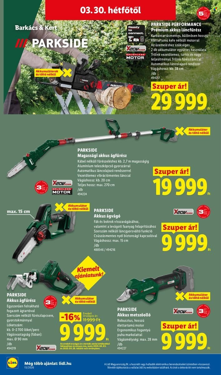 Lidl akciós újságok - 2026.03.26 - 2026.04.01. Oldal 16