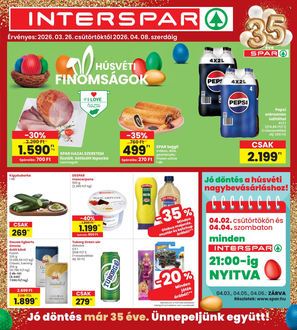 INTERSPAR akciós újságok - 2026.03.26 - 2026.04.08. Oldal 1