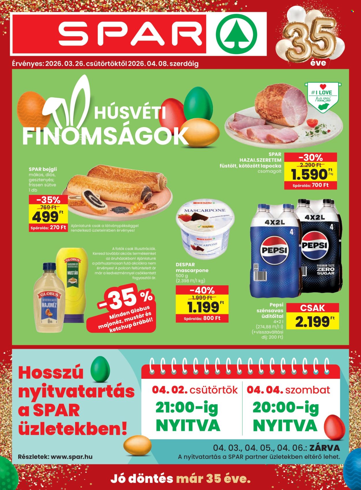 SPAR akciós újságok - 2026.03.26 - 2026.04.08. Oldal 1