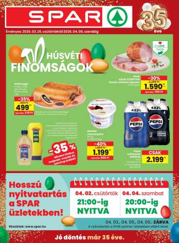Újság SPAR - 2026.03.26 - 2026.04.08.