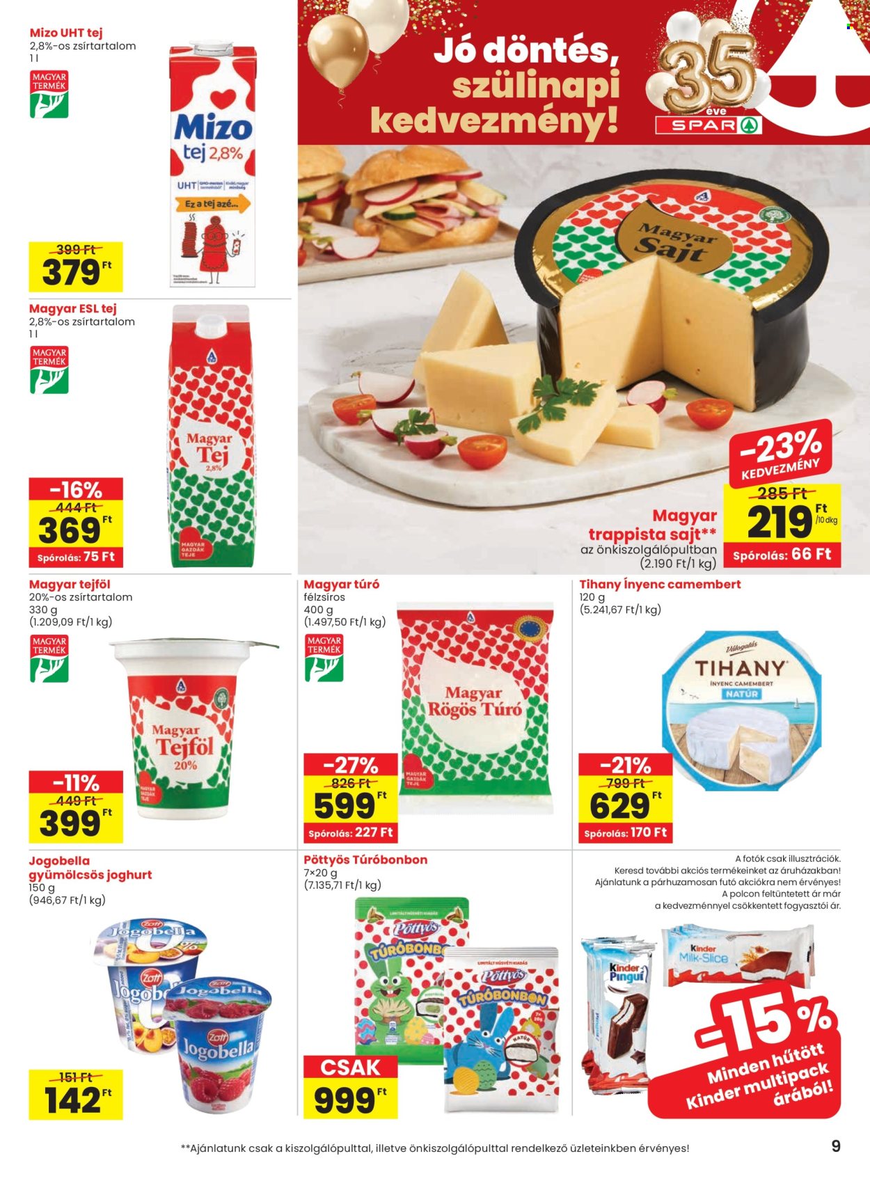 SPAR akciós újságok - 2026.03.26 - 2026.04.08. Oldal 9