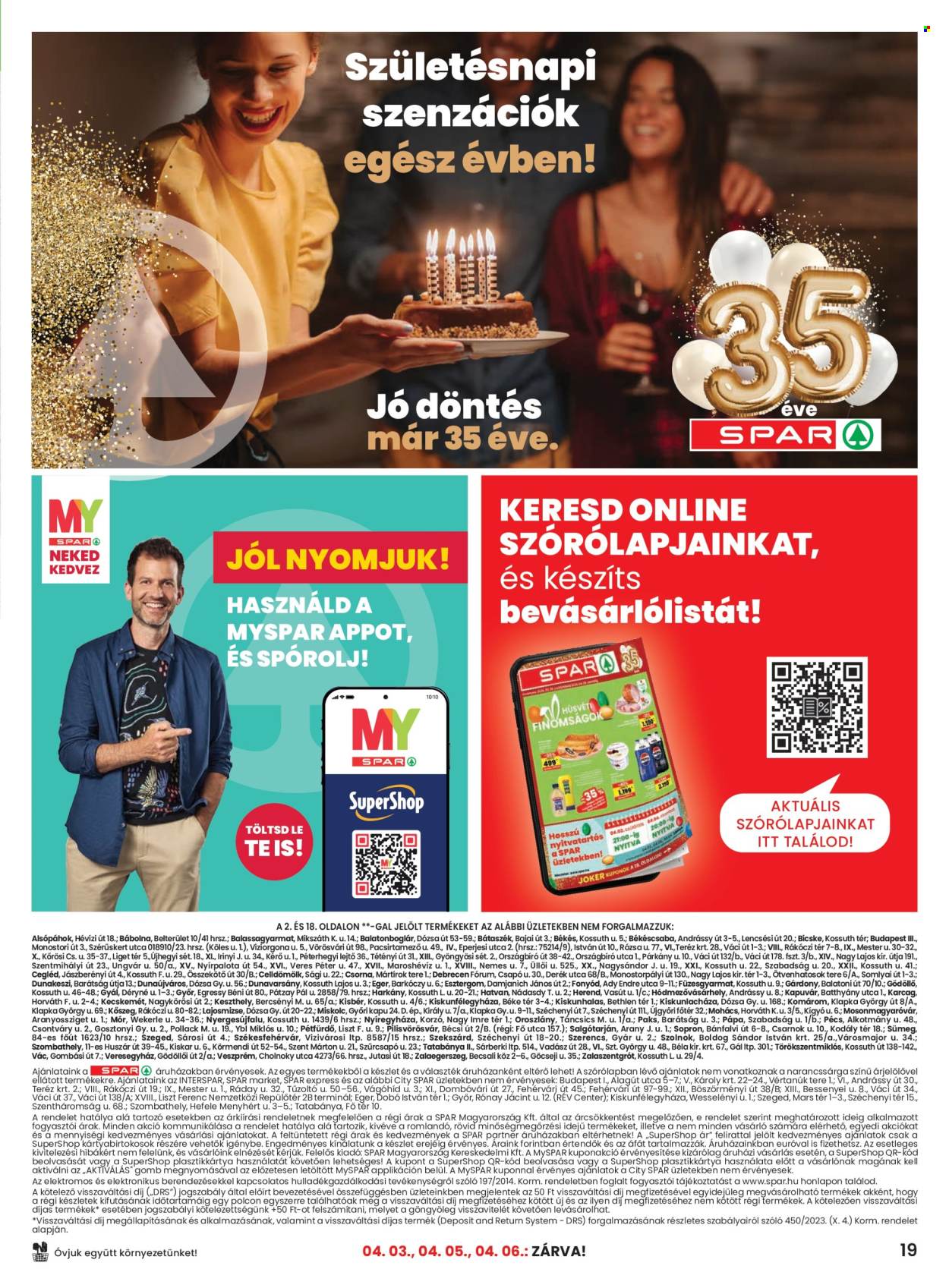 SPAR akciós újságok - 2026.03.26 - 2026.04.08. Oldal 19