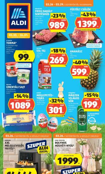 Újság Aldi - 2026.03.26 - 2026.04.01.