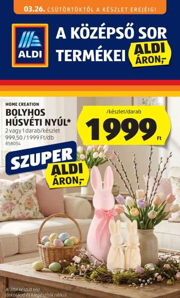 Újság Aldi - 2026.03.26 - 2026.04.01.
