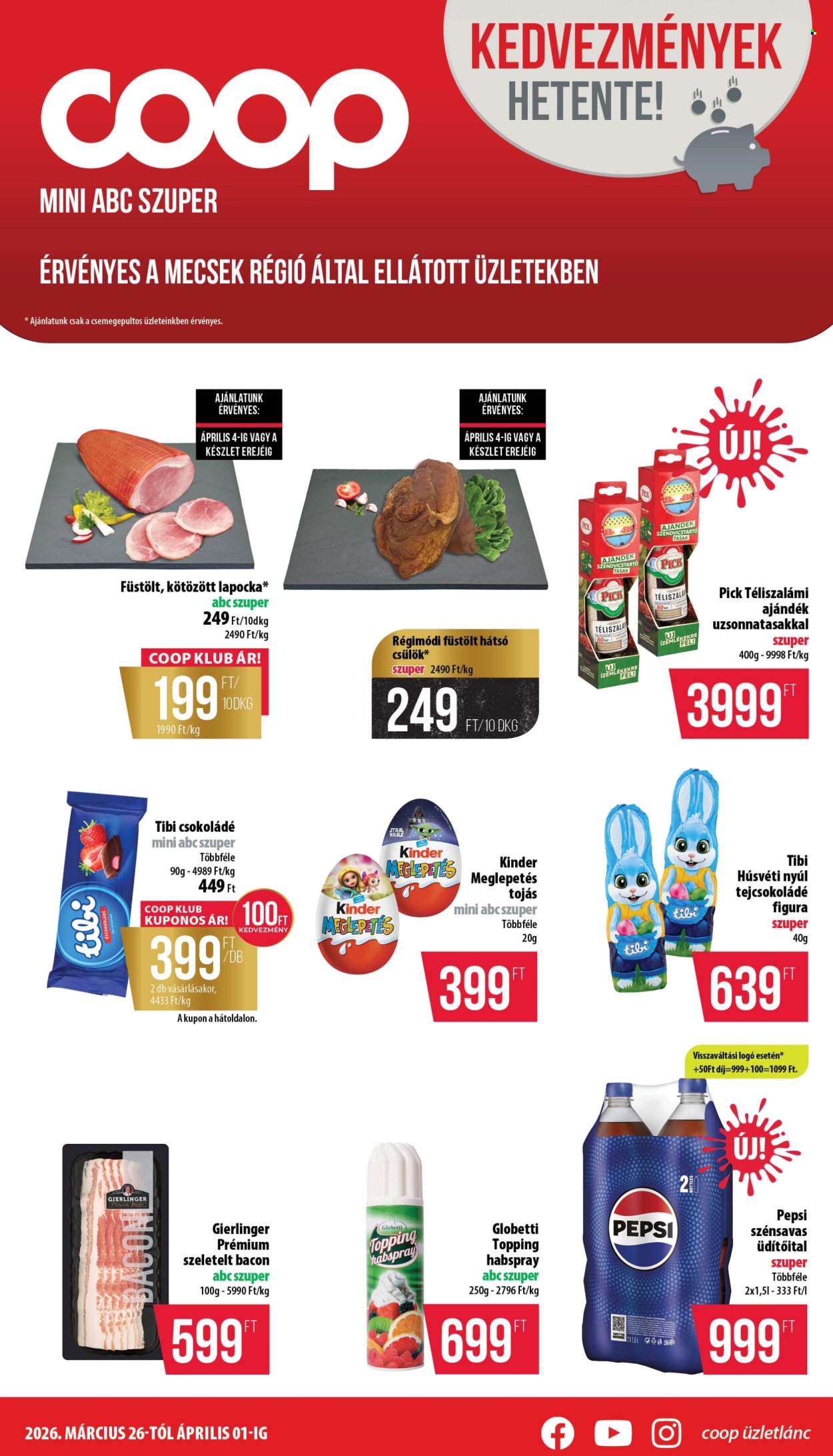 Coop akciós újságok - 2026.03.26 - 2026.04.01. Oldal 1