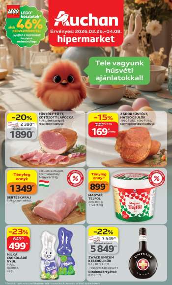 Újság Auchan - 2026.03.26 - 2026.04.08.