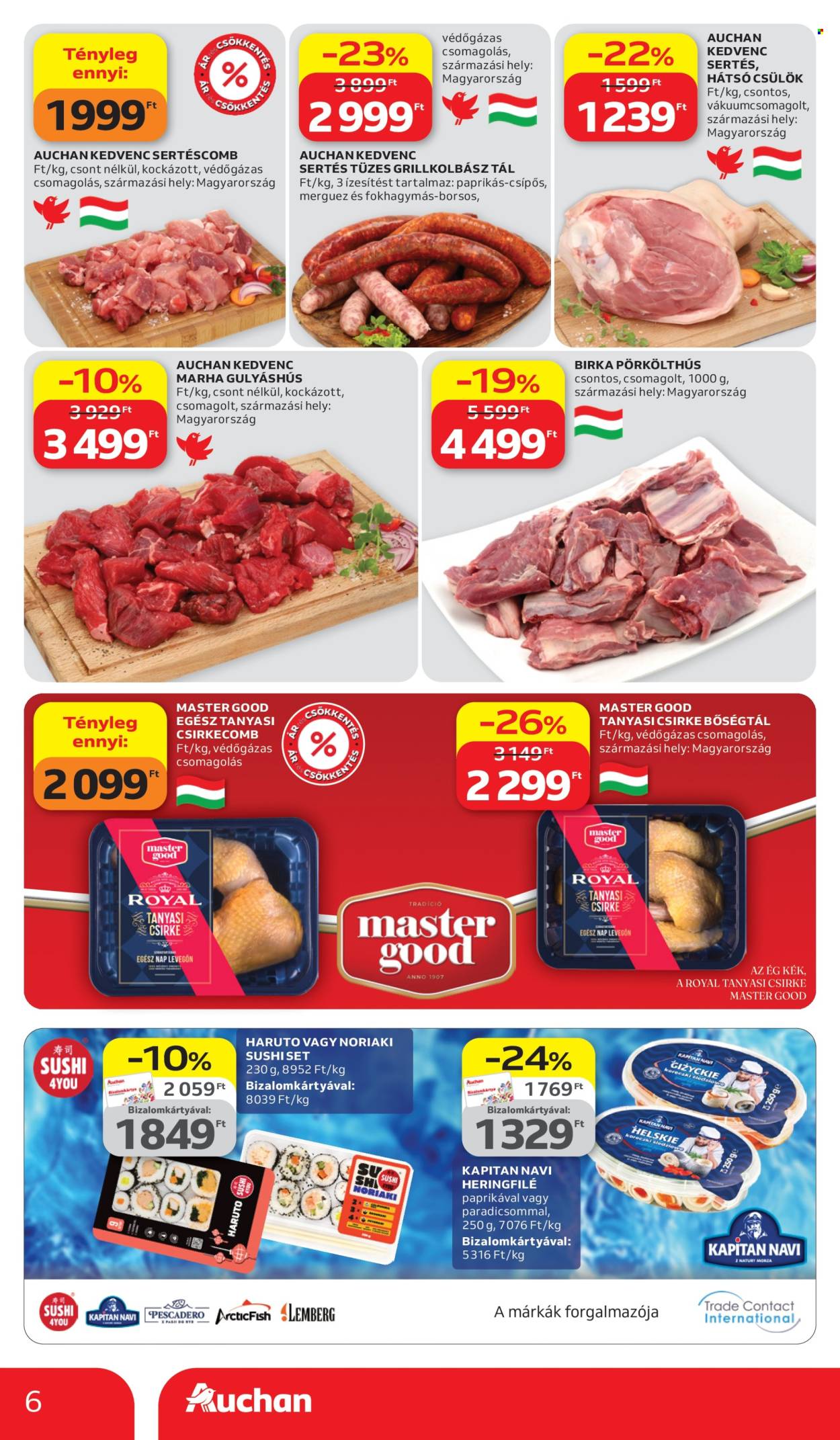 Auchan akciós újságok - 2026.03.26 - 2026.04.08. Oldal 6