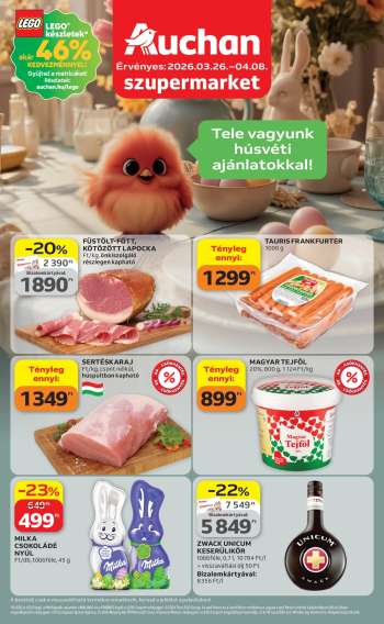 Újság Auchan - 2026.03.26 - 2026.04.08.